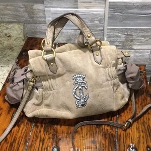 Juicy Couture velvet handbag